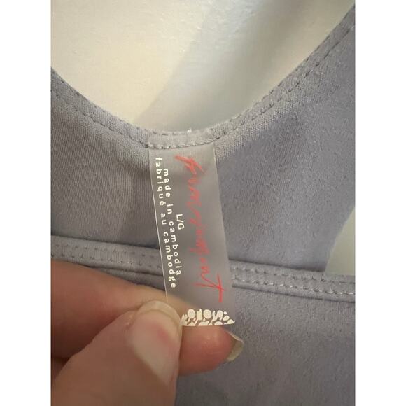 Free People Movement Never Better Runsie athletic wear Sporty L Romper Purple - Picture 6 of 11